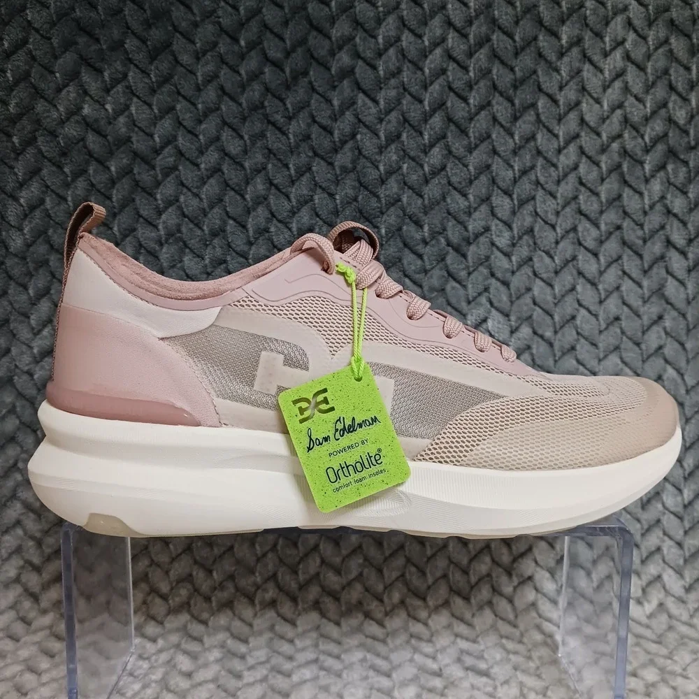 Sam Edelman Sarita Beige Rose Women's Walking Running Performance Shoes Size 7.5